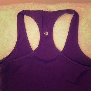 LuLuLemon - extra long purple tank - 4